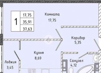 Продам однокомнатную квартиру, 37.6 м2, городской округ Алушта