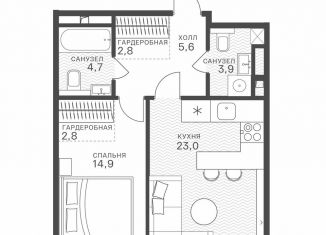 Продажа 1-ком. квартиры, 57.7 м2, Москва, метро Строгино, Крылатская улица, 33к1