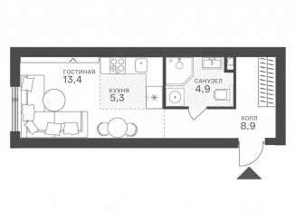 Продается квартира студия, 32.5 м2, Москва, район Крылатское, Крылатская улица, 33к1