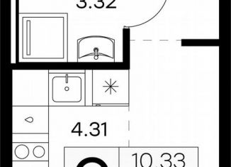 Продаю квартиру студию, 20.8 м2, городской посёлок Новоселье