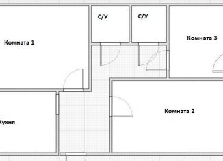 Продается 3-комнатная квартира, 86 м2, рабочий посёлок Урдома, улица Карла Либкнехта, 40