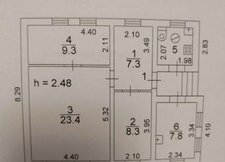 Продаю дом, 60.2 м2, село Заречное, Советская улица