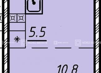Продается квартира студия, 23.2 м2, Санкт-Петербург, муниципальный округ Петровский