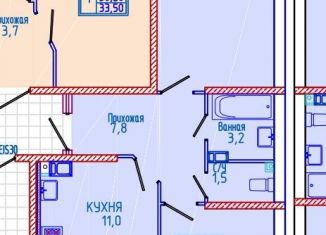 Продажа 2-ком. квартиры, 54.6 м2, Ставрополь, микрорайон № 36, улица Матрены Наздрачевой, 7