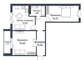 Продажа 2-ком. квартиры, 65.4 м2, Челябинская область