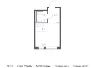 Продается квартира студия, 23.5 м2, Москва, Молжаниновский район