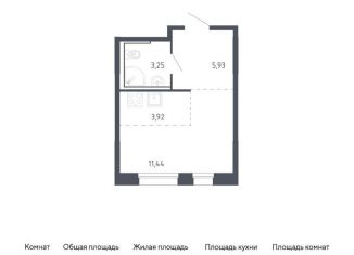 Продам квартиру студию, 24.5 м2, Тюменская область, жилой комплекс Чаркова 72, 1.3