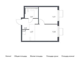 Продажа однокомнатной квартиры, 32.9 м2, Ленинский городской округ, жилой комплекс Горки Парк, 6.2