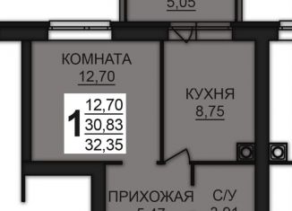 Однокомнатная квартира на продажу, 32.4 м2, Ивановская область