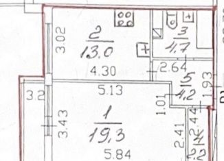 Продажа однокомнатной квартиры, 43.4 м2, Санкт-Петербург, проспект Тореза, 44к2, метро Политехническая