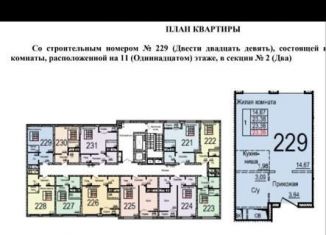 Продажа квартиры студии, 23.4 м2, Балашиха, жилой комплекс Пехра, к10, ЖК Пехра