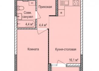 Продаю 1-комнатную квартиру, 37.5 м2, Ижевск, Индустриальный район