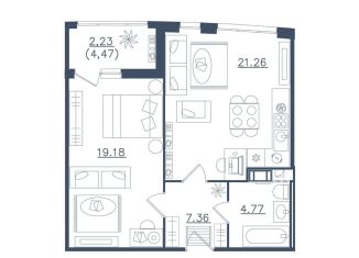 Продажа 1-комнатной квартиры, 54.8 м2, Сестрорецк