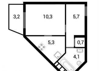 Квартира на продажу студия, 31.5 м2, Анапа, Мирная улица, 29к7, ЖК Времена Года