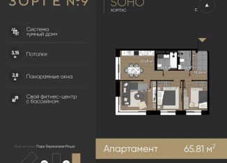 Продается 3-ком. квартира, 65.8 м2, Москва, жилой комплекс Зорге 9, 9Ак7, ЖК Зорге 9