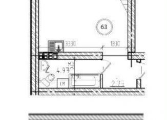 Продается квартира студия, 46.7 м2, деревня Заневка