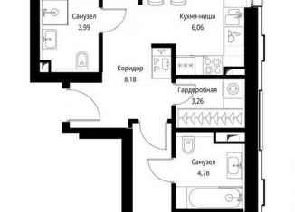 Продажа двухкомнатной квартиры, 65.2 м2, Москва, ЖК Селигер Сити