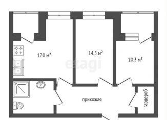 2-комнатная квартира на продажу, 60.8 м2, Москва, жилой комплекс Светлый Мир Станция Л, к11, станция Депо