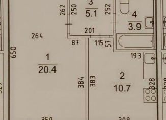 Продается 1-ком. квартира, 40.1 м2, Екатеринбург, проспект Космонавтов, 11В, ЖК Космонавтов 11