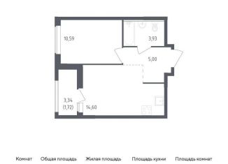 Продается однокомнатная квартира, 35.8 м2, Ленинградская область