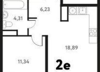 Продажа 1-комнатной квартиры, 40.2 м2, Пушкино, Школьная улица, 28к1