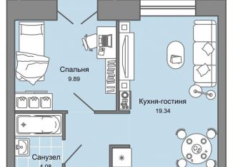 Продам 2-комнатную квартиру, 40 м2, Ульяновская область