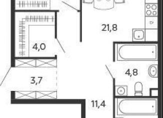 Продам двухкомнатную квартиру, 81 м2, Москва, Автозаводская улица, 23с64, метро Нагатинская