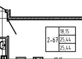 Продается квартира студия, 25.4 м2, Сертолово