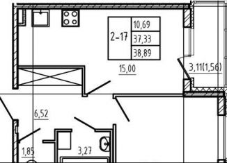 Продажа 1-ком. квартиры, 37.3 м2, Сертолово