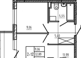 Продаю 1-ком. квартиру, 33.1 м2, Сертолово