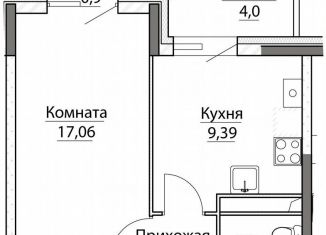 Продается 1-комнатная квартира, 38.6 м2, Ярославская область