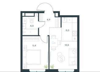 Продается двухкомнатная квартира, 37.8 м2, Москва, район Очаково-Матвеевское