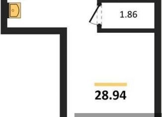 Продам квартиру студию, 28.9 м2, Воронеж, Электросигнальная улица, 9Ак2