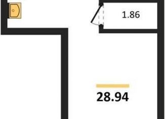 Продажа квартиры студии, 28.9 м2, Воронеж, Электросигнальная улица, 9Ак2