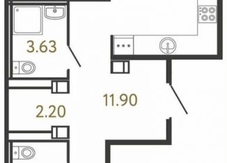 Продаю двухкомнатную квартиру, 63.9 м2, Санкт-Петербург, ЖК ЦДС Дримлайн, Плесецкая улица, 28к1