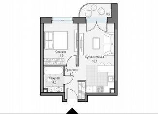 Продается 1-комнатная квартира, 38.4 м2, Москва, метро Фонвизинская, улица Академика Королёва, 21