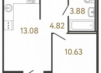 Продаю 1-комнатную квартиру, 32.4 м2, Санкт-Петербург, ЖК ЦДС Дримлайн, Плесецкая улица, 28к1