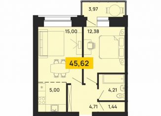 Продаю 2-ком. квартиру, 45.6 м2, Архангельск, Карпогорская улица, 12