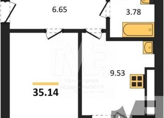 Продаю 1-комнатную квартиру, 35.1 м2, Тверь, улица Генерала Поленова, 7