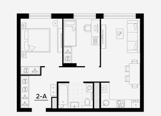 Продажа 2-ком. квартиры, 51.3 м2, Астрахань