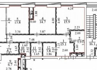 Продается четырехкомнатная квартира, 130 м2, Москва, Донская улица, 14к3, метро Октябрьская