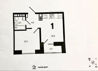 Сдача в аренду 1-комнатной квартиры, 35 м2, Екатеринбург, улица Щербакова, 148, Чкаловский район