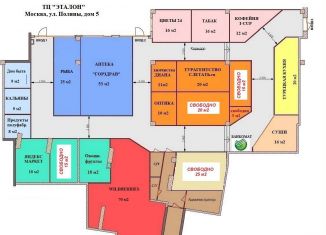 Сдается в аренду торговая площадь, 25 м2, Москва, метро Улица Старокачаловская, улица Поляны, 5