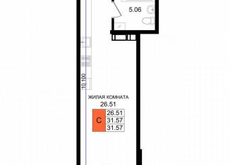 Продаю квартиру студию, 31.6 м2, Новороссийск