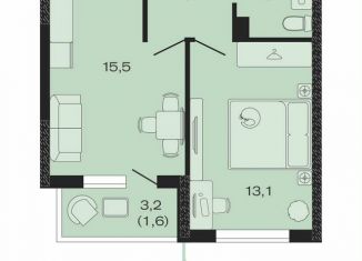 Продажа 1-комнатной квартиры, 39 м2, Краснодарский край