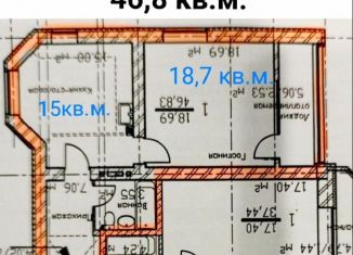 Продается 1-комнатная квартира, 46.8 м2, Ярославль, 2-я Бутырская улица, 46к2, Красноперекопский район