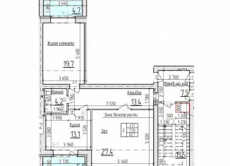 Продается 2-комнатная квартира, 82.7 м2, Кропоткин