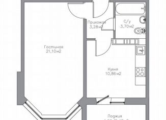 Продам 1-комнатную квартиру, 41.4 м2, Оренбург, улица Фронтовиков, 8/2, ЖК Победа