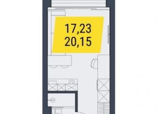 Продаю квартиру студию, 20.2 м2, Новосибирск, Центральный район