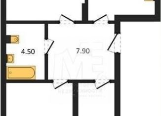 2-комнатная квартира на продажу, 66.8 м2, Калининград, Московский район, Акварельная улица